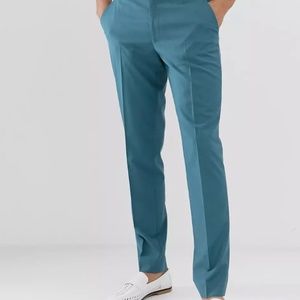 Brand New skinny smart pants in teal blue